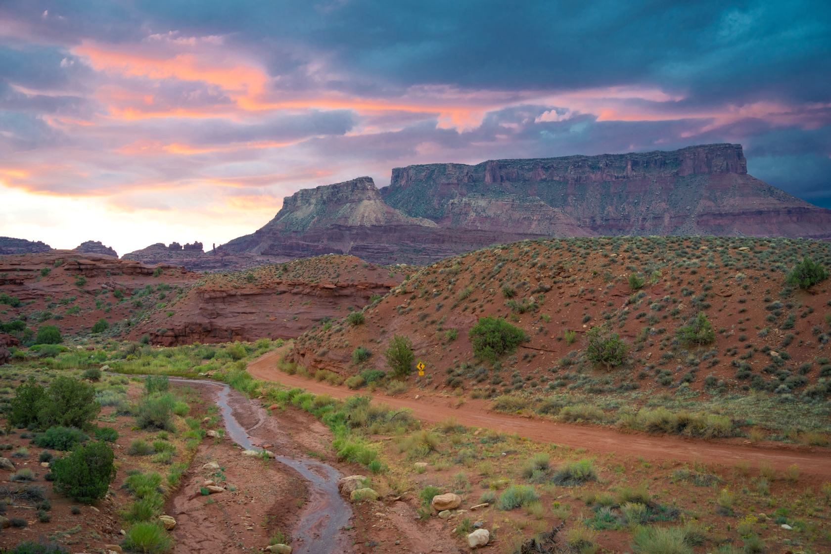 Natural landscape surrounding a hospitality property